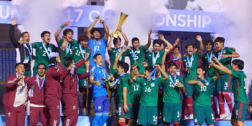 México derrota 3-1 a EU y se corona en Premundial sub 17