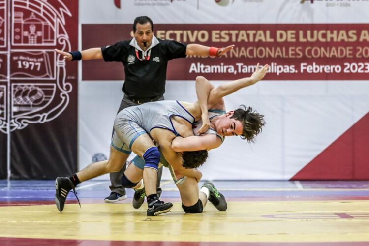 Realiza INDE estatal de luchas asociadas en Altamira