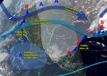 Alertan sobre inminente llegada del frente frío 30 al norte de México