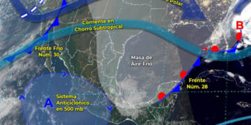 Alertan sobre inminente llegada del frente frío 30 al norte de México