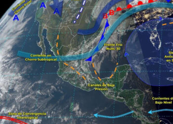 Llega el frente frío 31 al norte de México