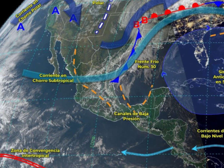 Llega el frente frío 31 al norte de México