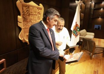 Acuerdan el gobernador Américo Villarreal y Arnulfo Rodríguez, nuevo dirigente de la Sección 30 del SNTE