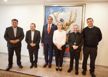 Dialogan gobernador de Tamaulipas y los cuatro Obispos de las Diócesis de la entidad