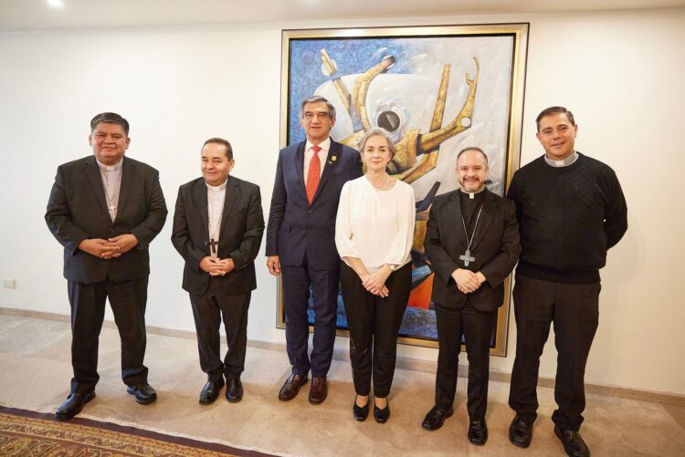 Dialogan gobernador de Tamaulipas y los cuatro Obispos de las Diócesis de la entidad