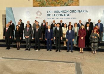 Participa Américo Villarreal en reunión nacional de gobernadores de México