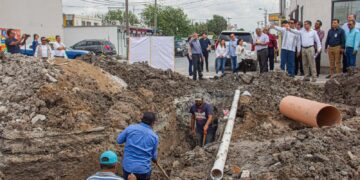 Supervisa alcalde los trabajos de la Junta de Aguas y Drenaje de Matamoros