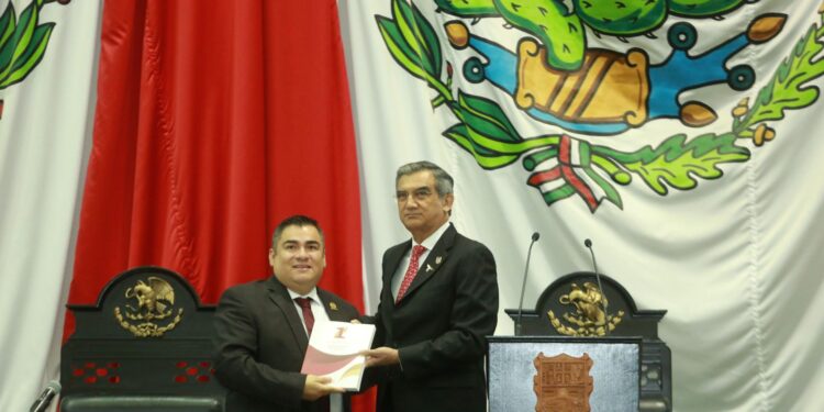 Entrega gobernador Villarreal I Informe de labores ante el Congreso de Tamaulipas