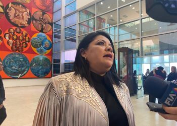 Actuó fracción panista con inmadurez al gritar en sesión solemne: Ursula Salazar.