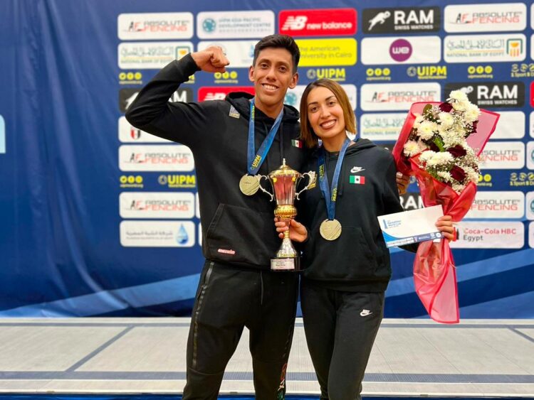 Mexicanos consiguen medalla de plata en pentatlón mixto en Copa del Mundo