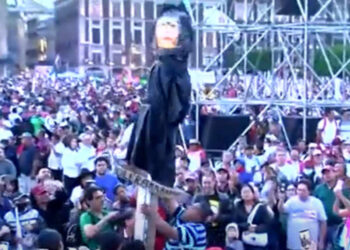 Poder Judicial reprueba quema de figura de Norma Piña; “no más acciones de odio”