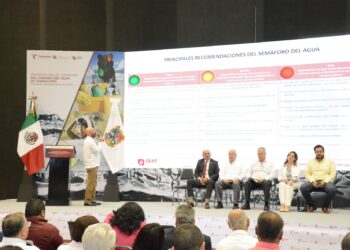 Presentan y ponen en funcionamiento el Semáforo del Cuidado del Agua en Tamaulipas