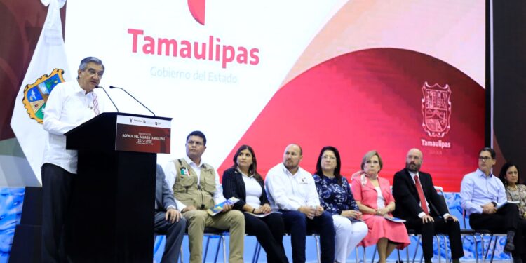 Presenta gobernador de Tamaulipas la “Agenda del Agua 2022-2028”; busca garantizar abasto 