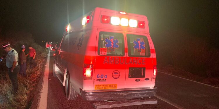 Cae auto al barranco en carretera Victoria-Tula; un muerto y 3 heridos