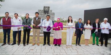 Inauguran en Matamoros la “Calzada de las Siete Palabras”, obra monumental de relieve mundial