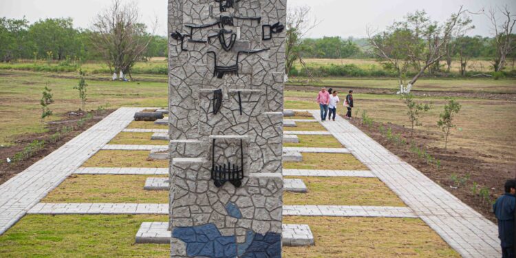 Inauguran en Matamoros la “Calzada de las Siete Palabras”, obra monumental de relieve mundial
