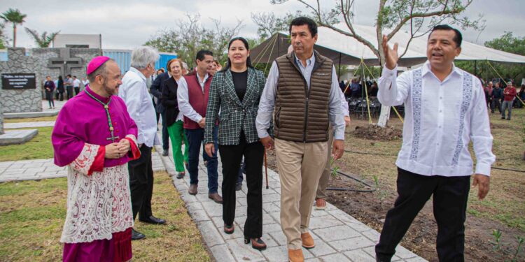 Inauguran en Matamoros la “Calzada de las Siete Palabras”, obra monumental de relieve mundial
