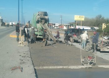 Entregarán obras de pavimentación hidráulica en Camargo, recibidas con 33% de avance