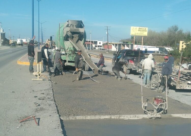 Entregarán obras de pavimentación hidráulica en Camargo, recibidas con 33% de avance