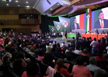 Meta del PRI celebrar cien años desde el palacio Nacional: Moreno