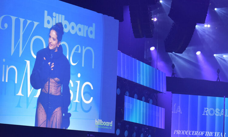 Rosalía inaugura el premio a la productora del año en los Billboard femeninos