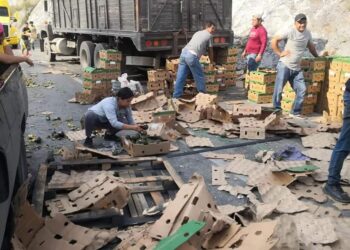 Chocan trailers en la carretera Victoria-Tula-San Luis Potosí; dos heridos