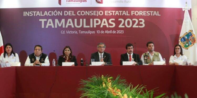 Instala Américo Villarreal el Consejo Estatal Forestal en Tamaulipas