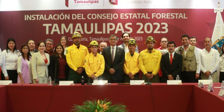 Instala Américo Villarreal el Consejo Estatal Forestal en Tamaulipas
