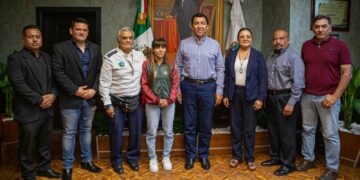 Recibe Alcalde Mario López a Presidente de Federación Mexicana de Levantamiento de Pesas