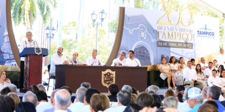 Destaca Américo Villarreal potencial de Tampico en los 200 años de su fundación