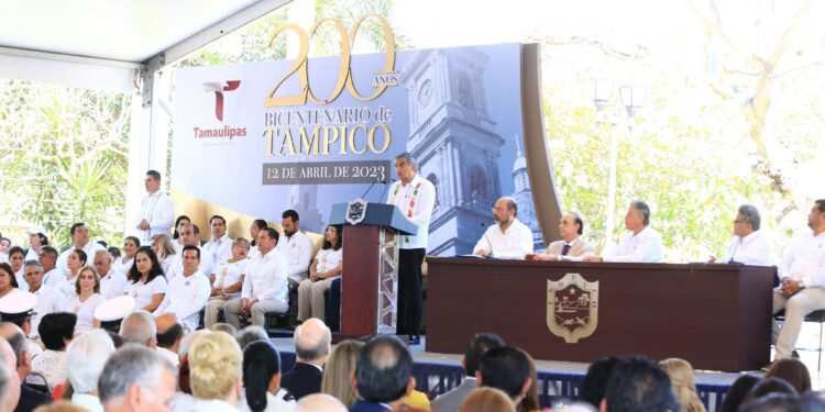Destaca Américo Villarreal potencial de Tampico en los 200 años de su fundación
