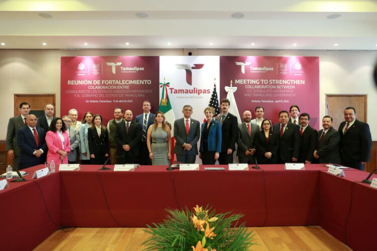 Acuerdan Gobernador y Cónsul de Matamoros agenda para atender problemas fronterizos