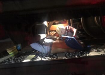 Sobrevive ciclista victorense a embestida y arrastre del tren 