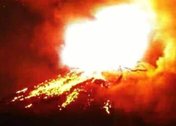 Explosiones del Popocatépetl acompañadas de señales sísmicas