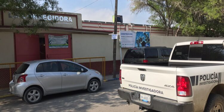 Moviliza a policía disparo de arma frente a la escuela primaria “Corregidora” de Cd. Victoria