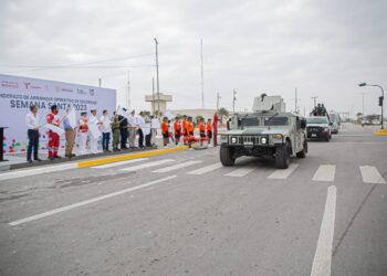 Activan operativo de seguridad  “Semana Santa Segura 2023” en playa Bagdad