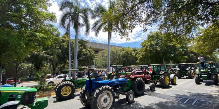 Protestan productores de maíz, exigen  precio justo a sus cosechas 