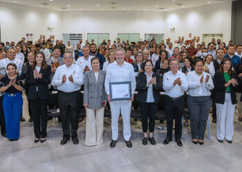 Dicta conferencia embajador de la Unión Europea en México a estudiantes e investigadores de Tamaulipas