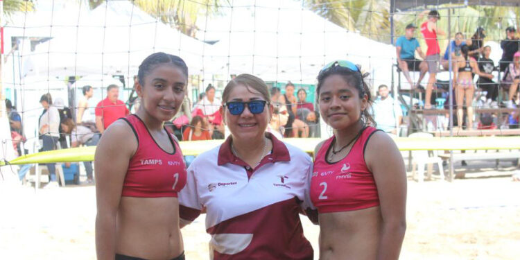 Logra Tamaulipas en voleibol de playa, dos pases a Nacionales CONADE 2023