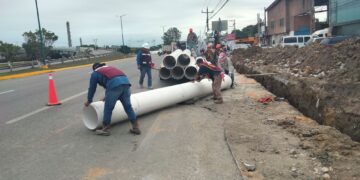 Avanzan obras para abasto de agua potable en sur de Altamira