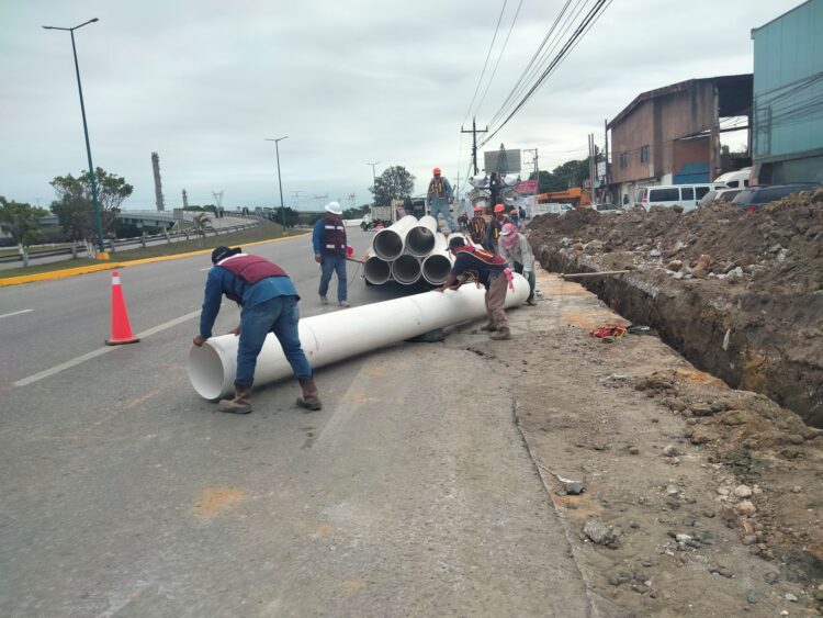 Avanzan obras para abasto de agua potable en sur de Altamira