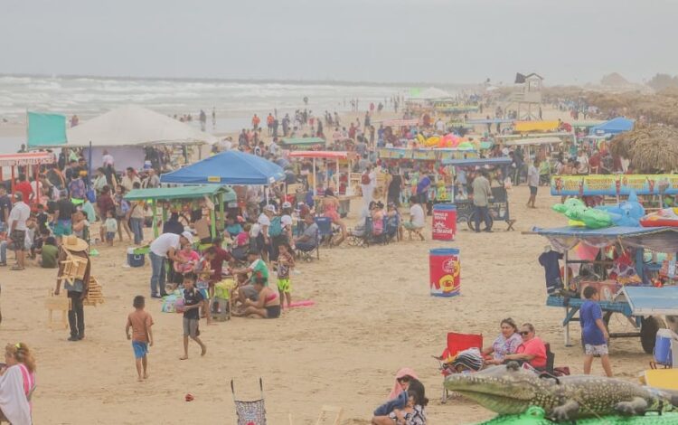Playa Miramar  de Cd. Madero, registró 311 mil turistas en jueves santo