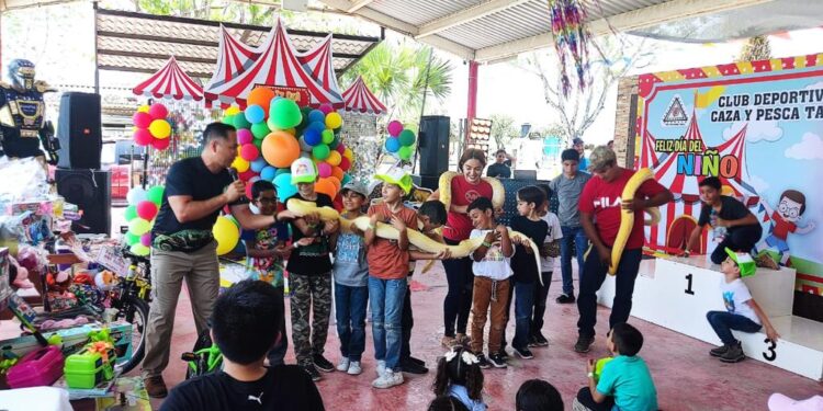 Celebran el Día del Niño, La Niña y de la Madre en el Club de Tiro, Caza y Pesca Tamatán