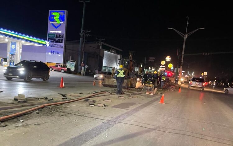 Rehabilita Ayuntamiento de Matamoros servicios afectados por la tromba