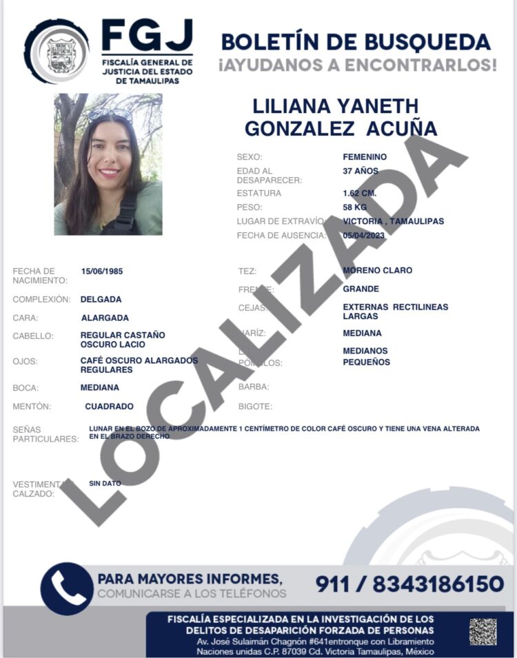 Confirma Fiscalía muerte de Liliana, la encontraron en dren pluvial