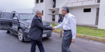 Supervisa presidente las aduanas en  Matamoros, Tamaulipas