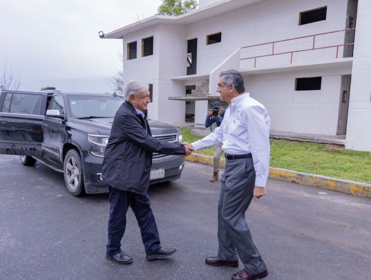 Supervisa presidente las aduanas en  Matamoros, Tamaulipas