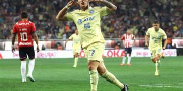 América supera 1-0 a Chivas en partido de ida en semifinales