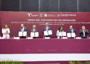 Gobierno de Tamaulipas y SFP suscriben convenio para fortalecer la rendición de cuentas y la gestión gubernamental