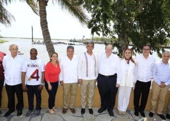 Atestigua gobernador firma de convenio entre AISTAC y gobierno de Altamira para dragar laguna